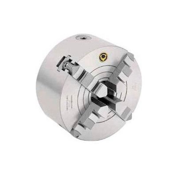 Bison Usa Bison 4 Jaw Solid Combination Chuck, Semi-Steel Body, Plain 8in 7-848-0800